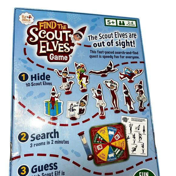 Elf on the Shelf Find the Scout Elves Game Ages 5+ NEW family Game Night holiday - Picture 3 of 5
